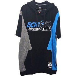 Ecko Unltd Short Sleeve Graphic Hooded Top Size 3XL New Streetwear Urban Casual